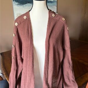Maurices Button-Accent Cardigan - Brown